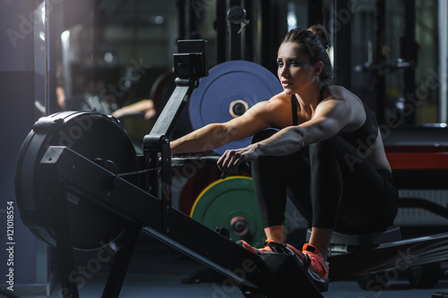 Billede på lærred Concept: power, strength, healthy lifestyle, sport