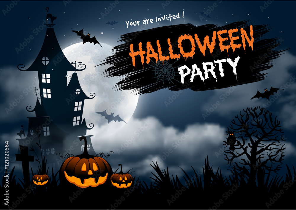 Fototapeta premium Halloween party