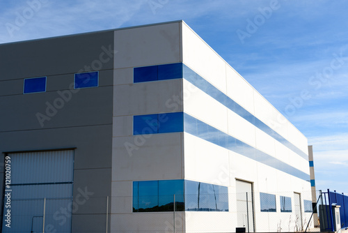Exterior  industrial warehouse