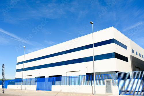 Exterior  industrial warehouse