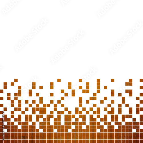 abstract vector square pixel mosaic background