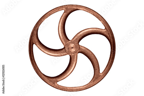 old steel wheel