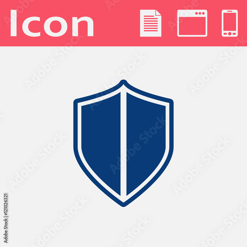 shield safety vector icon