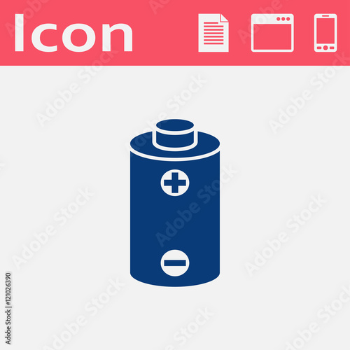 battery power vector icon