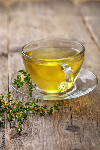 cup of thyme tea, thyme