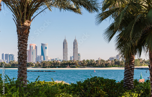 General view of the Dubai Marina UAE © arbalest