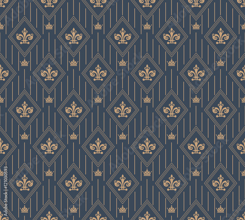 Decorative design. Wallpaper pattern. Vector image