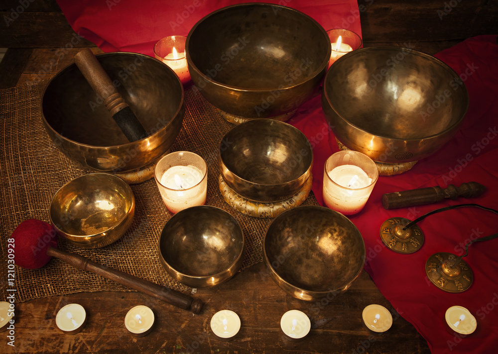 Tibetan singing bowls