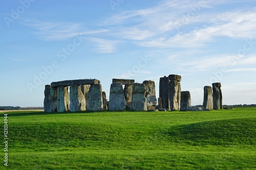 The Stonehenge prehistoric monument in Wiltshire, England 