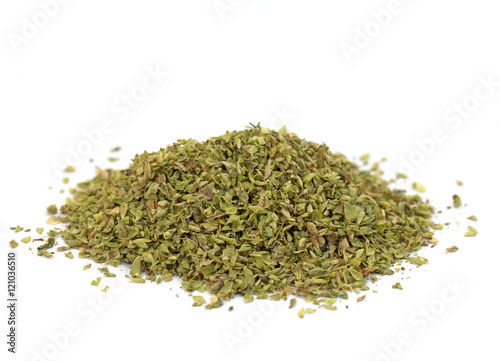 Oregano, Origanum vulgare, gerebelt