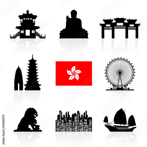 Hong Kong Travel Landmarks.