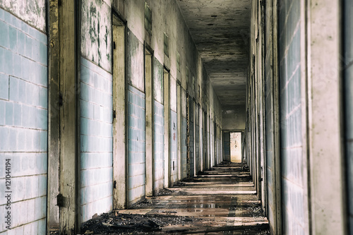 Abandoned mental hospital in Brazil photo