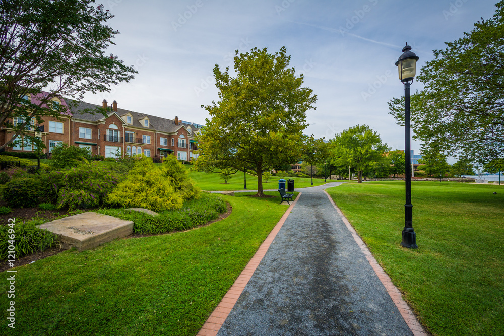 Path at Rivergate City Park, in Alexandria, Virginia.