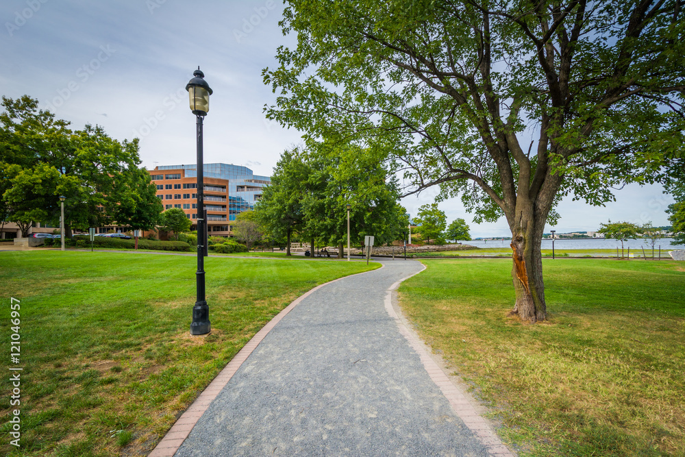 Path at Rivergate City Park, in Alexandria, Virginia.