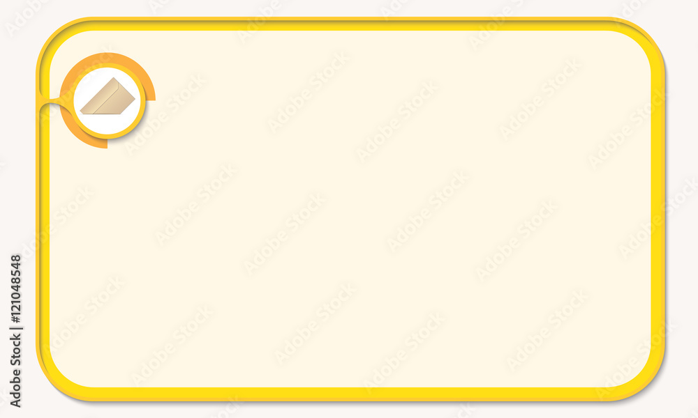 Text box for fill your text and envelope Text box for fill your text and envelope