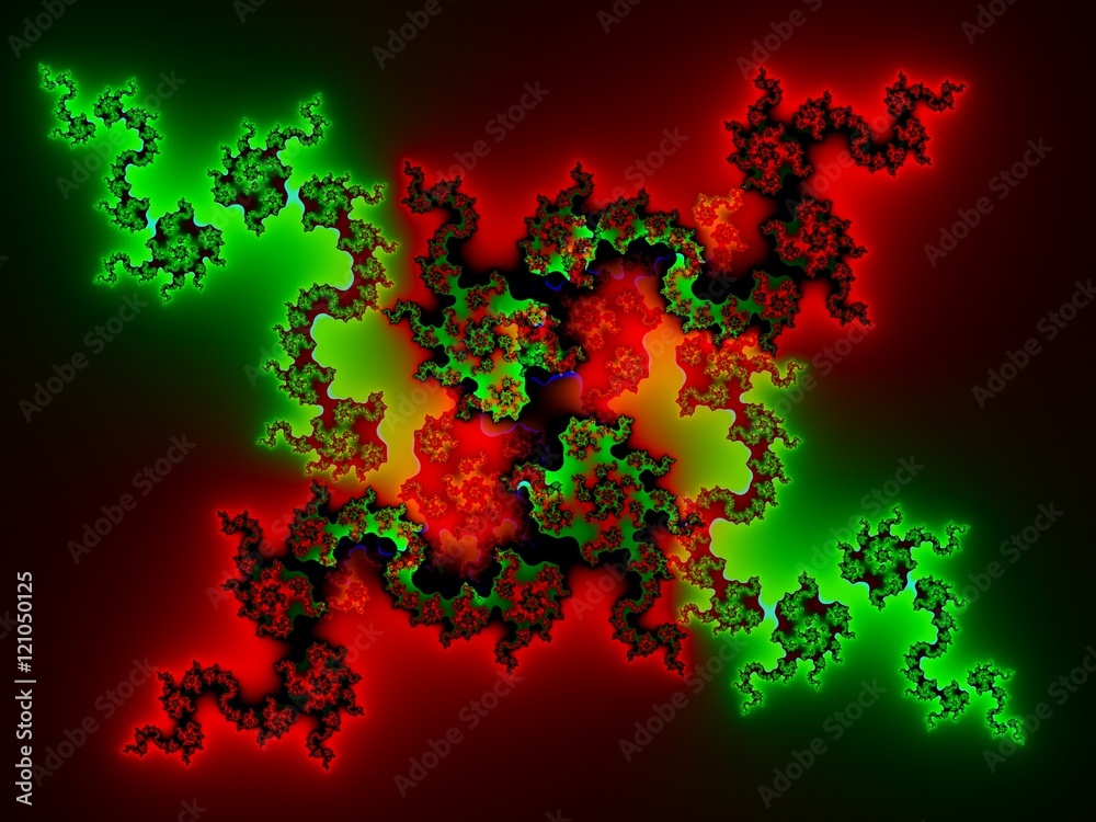 Abstract symbols. Red and Green Cross. Abstract symbols. Red and Green Cross.