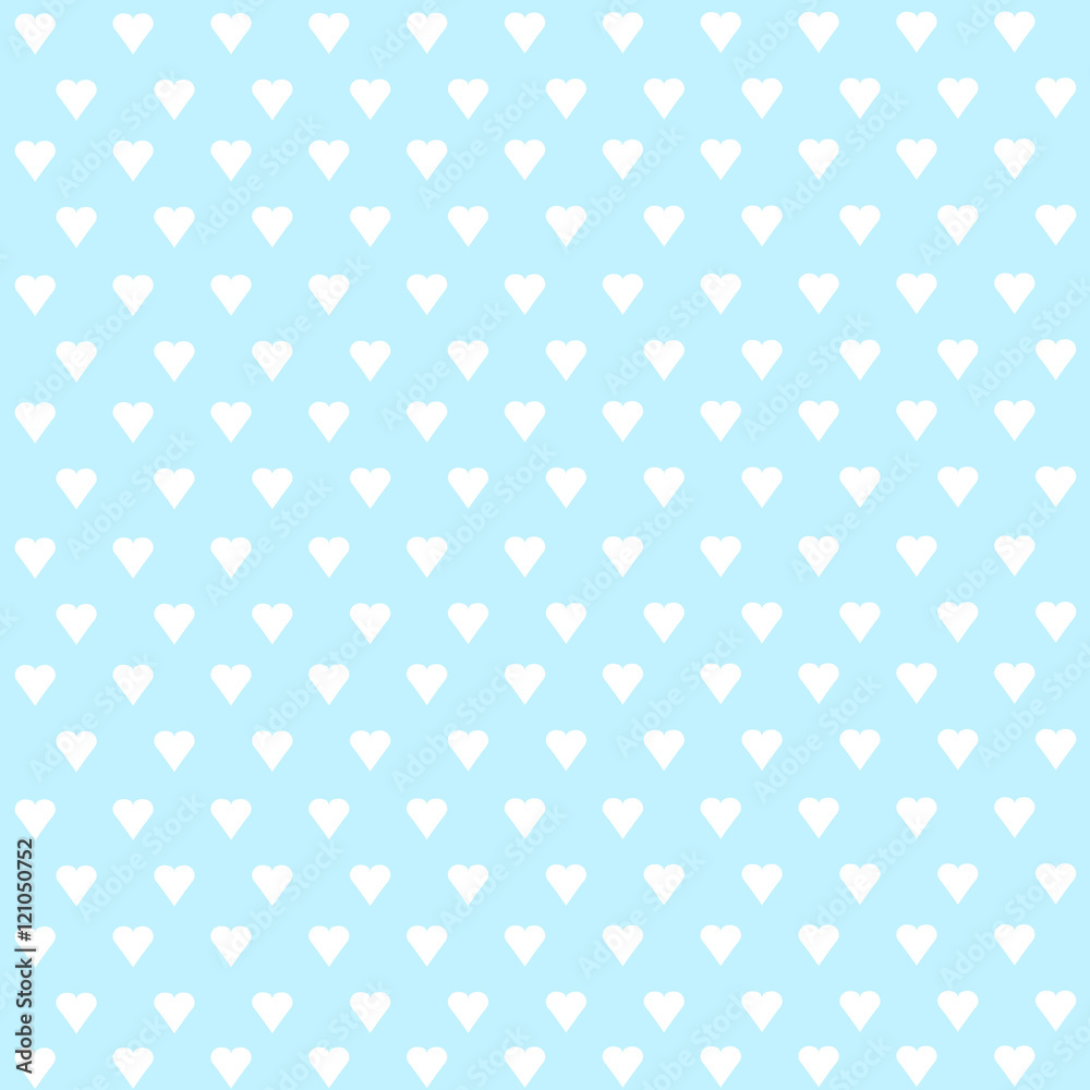 Seamless vector pattern with white hearts on pastel background Seamless vector pattern with white hearts on pastel background