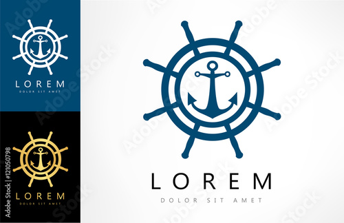 steering wheels logo vector