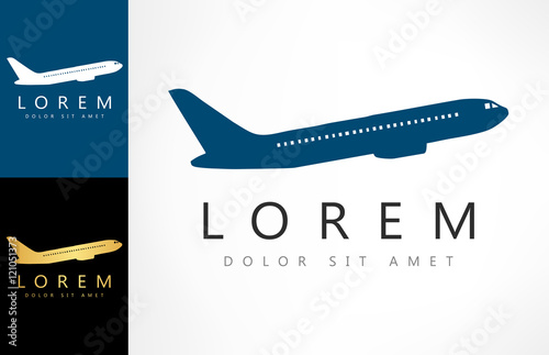 Vector icons aircraft