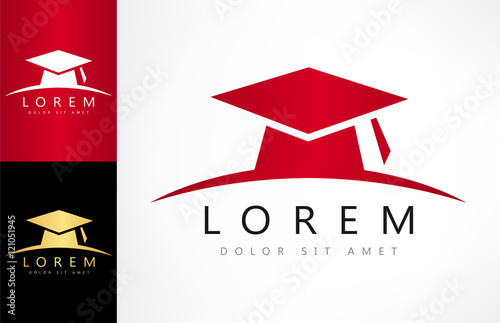 Graduation hat logo