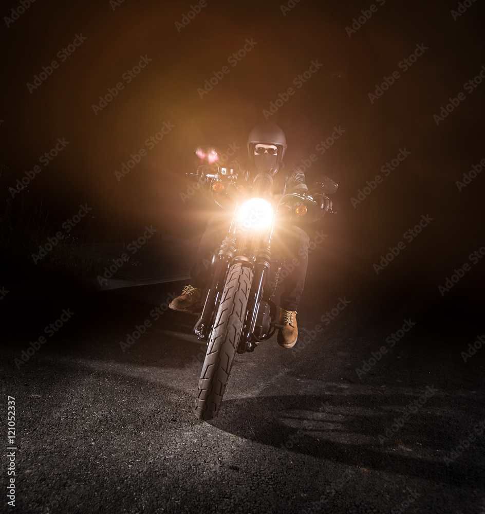 Obraz premium Close up of a motorcycle