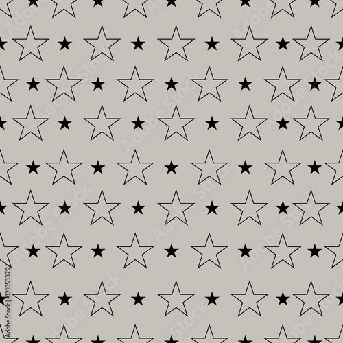 Abstract pattern with stars