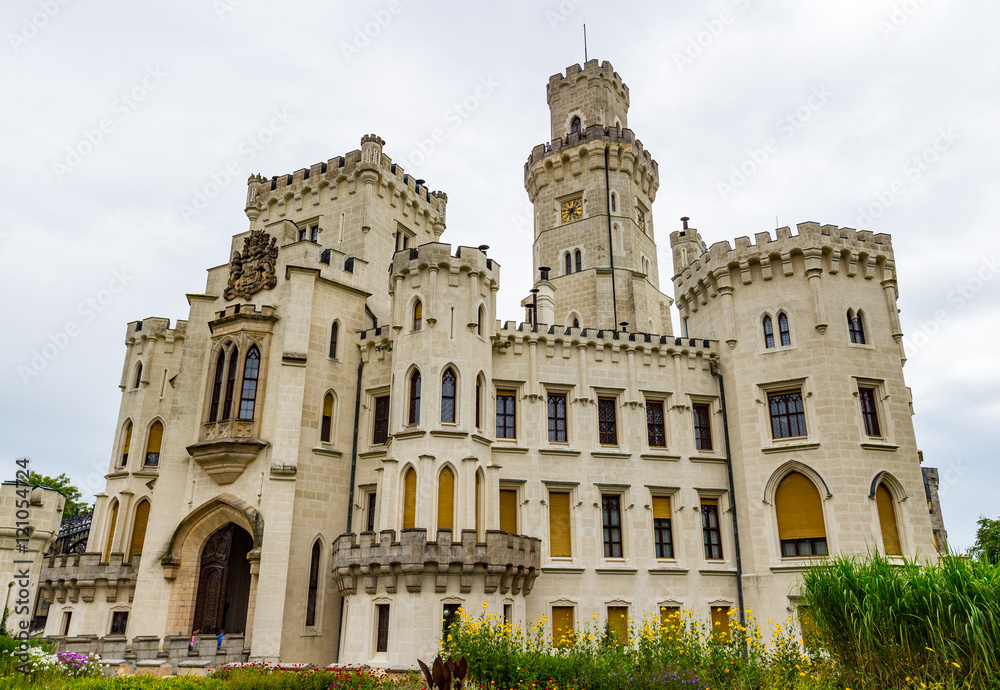 Castle Hluboka nad Vltavou is one of the most beautiful castles of the Czech Republic.