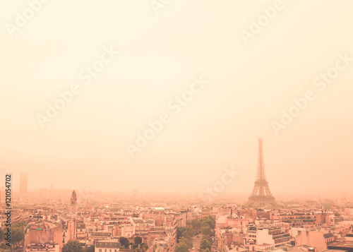Paris and Eiffel Tower from the Arc of Triumph © Andreka Photography
