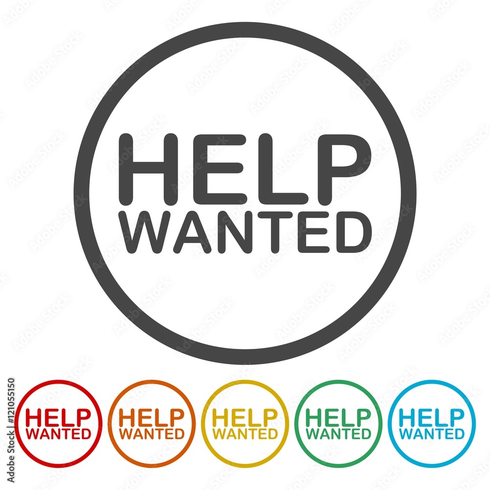 Help Wanted Sign icon Help Wanted Sign icon