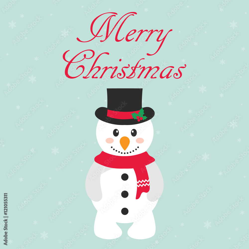 cartoon snowman and text cartoon snowman and text
