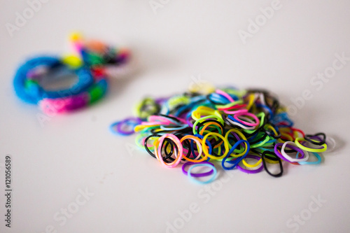 Rainbow loom bands photo