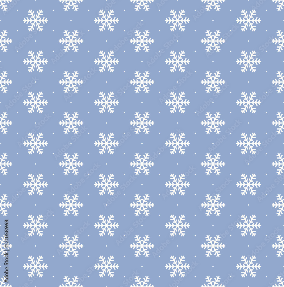 seamless simple pattern of snowflakes. seamless simple pattern of snowflakes.