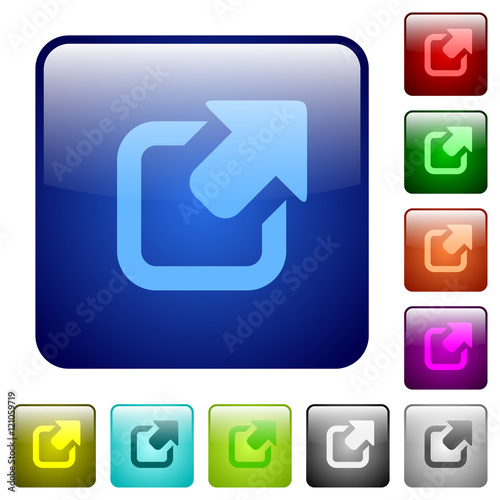 Color export square buttons