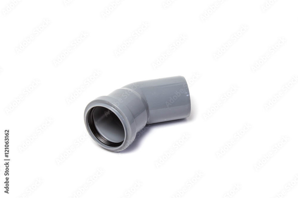 Plastic pipes isolated on white background Plastic pipes isolated on white background