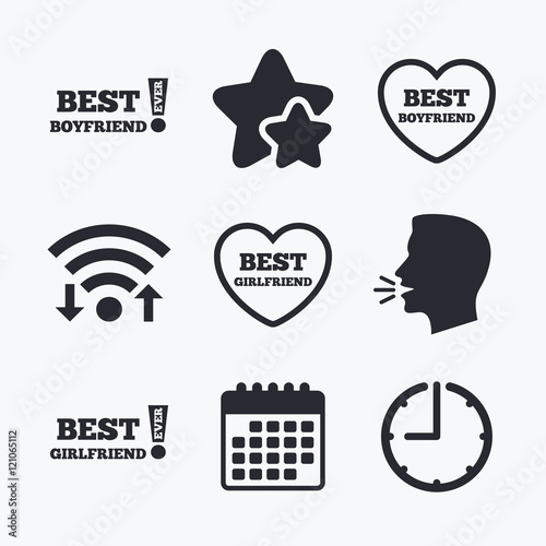 Best boyfriend and girlfriend icons.