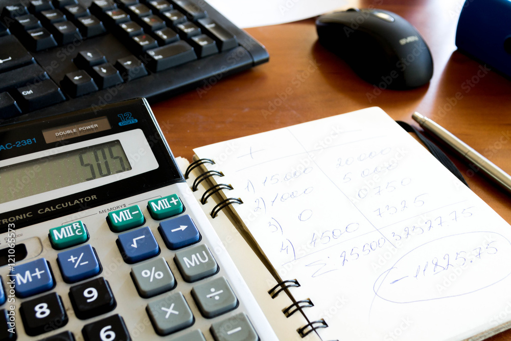 Workplace. Counting income or losses.