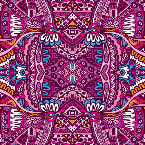 Abstract festive ethnic tribal pattern