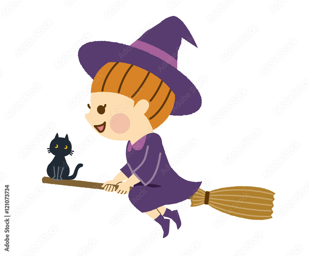 Obraz premium ハロウィン 魔女