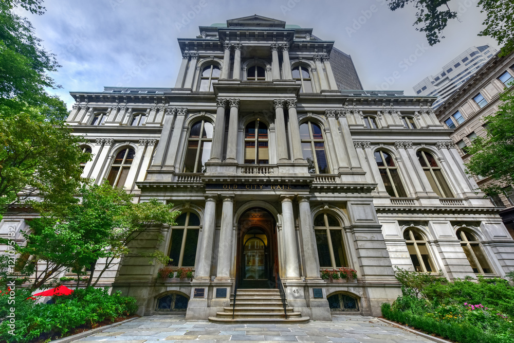 Fototapeta premium Old City Hall - Boston