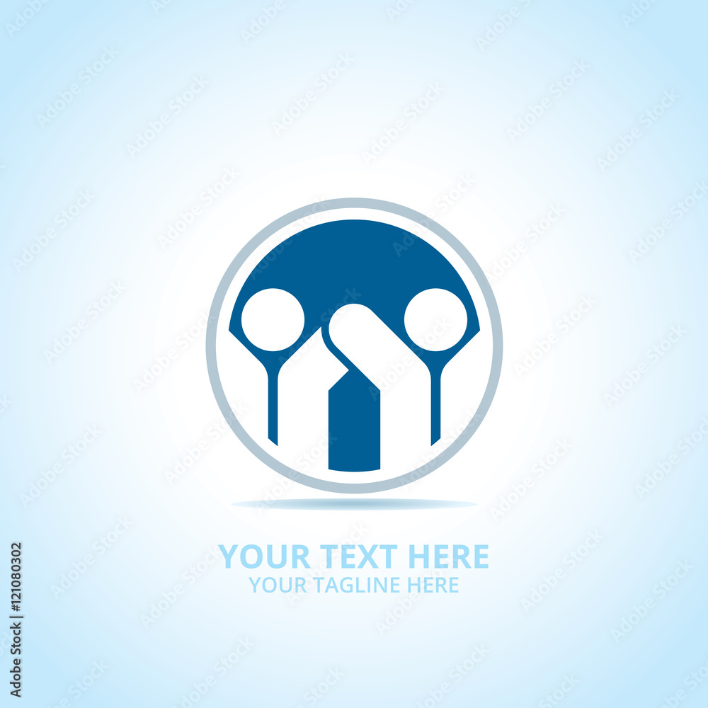 Abstract support logo, design concept, emblem, icon, flat logotype element for template. Abstract support logo, design concept, emblem, icon, flat logotype element for template.