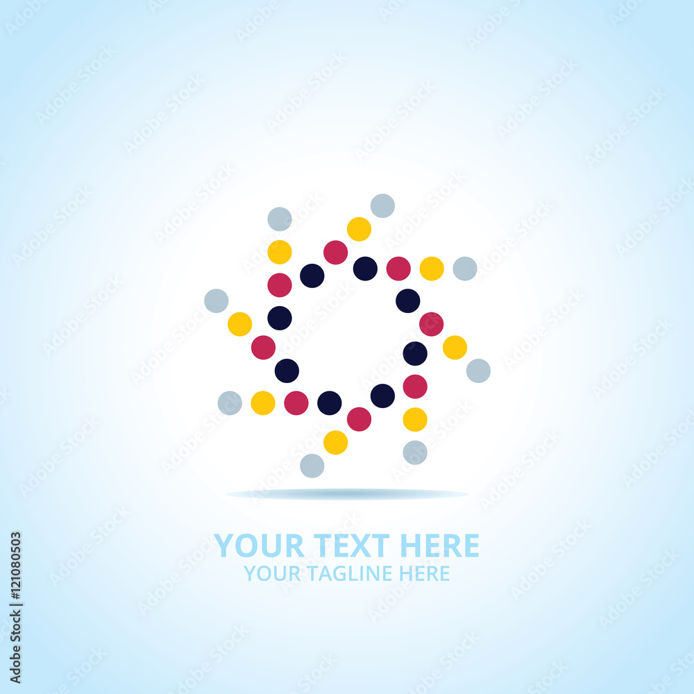 Abstract geometry logo, design concept, emblem, icon, flat logotype element for template. Abstract geometry logo, design concept, emblem, icon, flat logotype element for template.