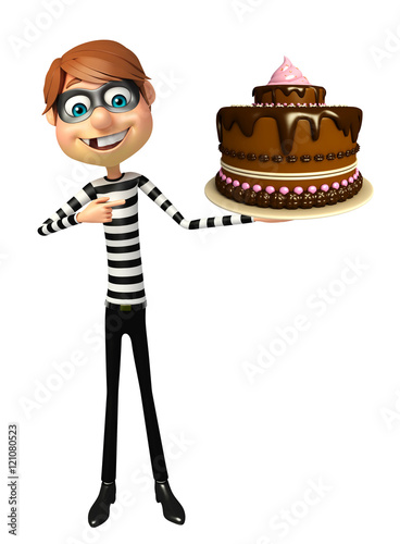 Thief with Cake photo