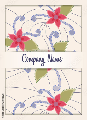Floral business crad