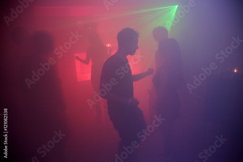 people dancing in the club