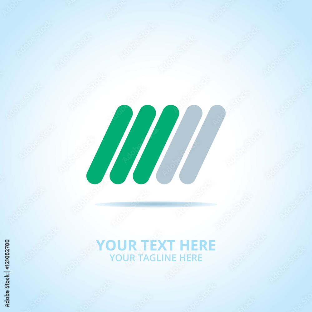 Abstract signal logo, design concept, emblem, icon, flat logotype element for template. Abstract signal logo, design concept, emblem, icon, flat logotype element for template.