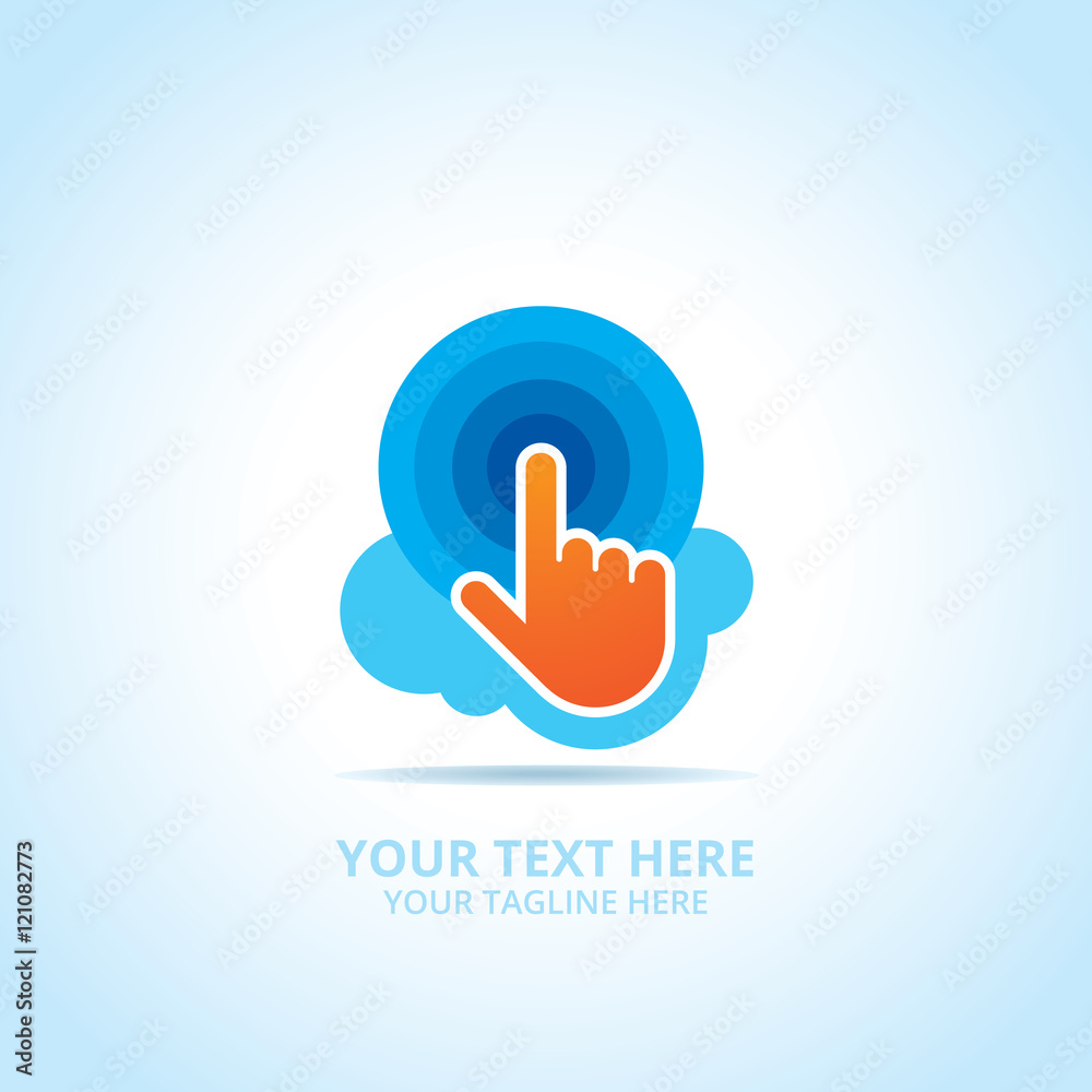 Abstract signal logo, design concept, emblem, icon, flat logotype element for template. Abstract signal logo, design concept, emblem, icon, flat logotype element for template.