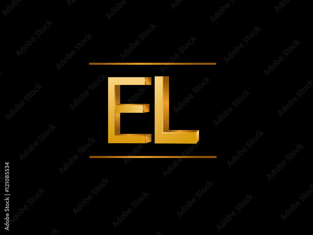 EL Initial Logo for your startup venture