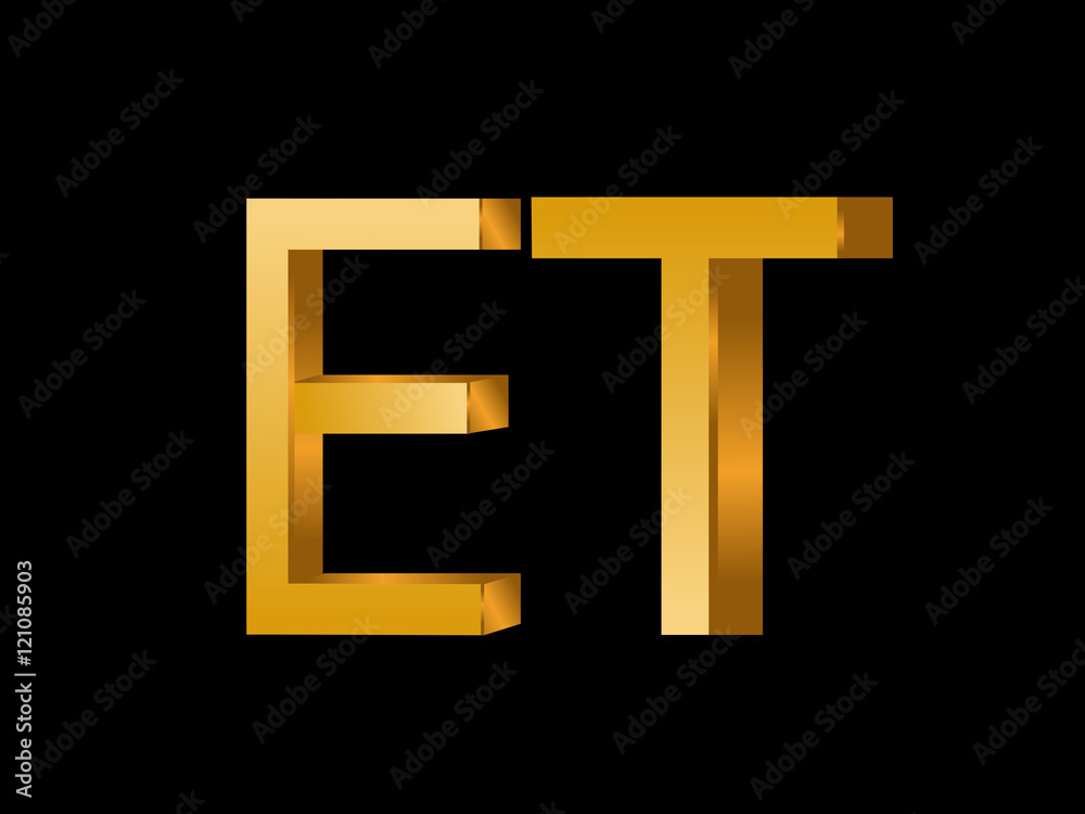 ET Initial Logo for your startup venture ET Initial Logo for your startup venture