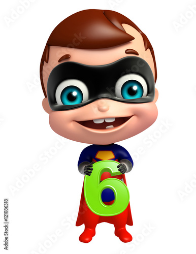 cute superbaby with 6 Digit © visible3dscience
