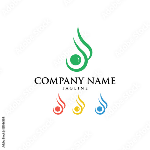 Hair Care Transplantation Hair Loss Treatment Logo Icon Vector